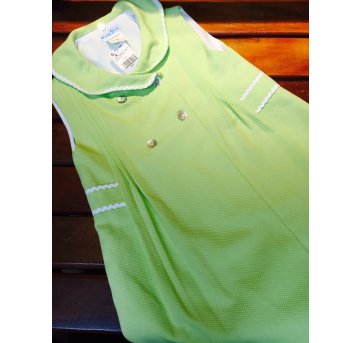 vest francês verde 4 botões baby yiro