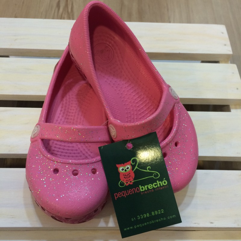 Pequeno Brechó - Crocs sapatilha rosa - Crocs no Segunda Mãozinha - Brechós  Infantis em todo o Brasil