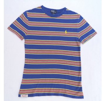 Camiseta Listrada Colorida POLO RALPH LAUREN 8 Anos